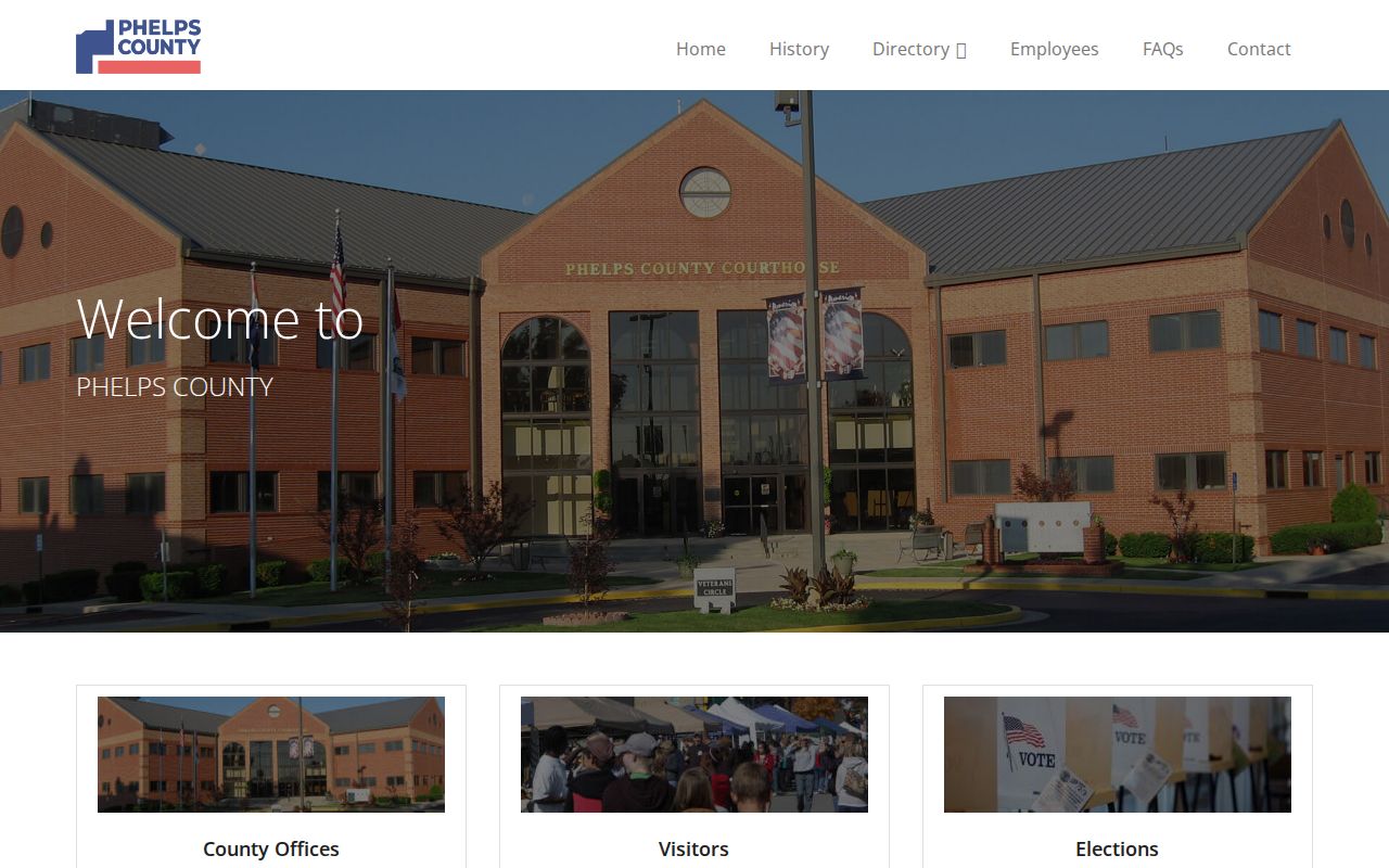 Phelps County criminal history county government homepage