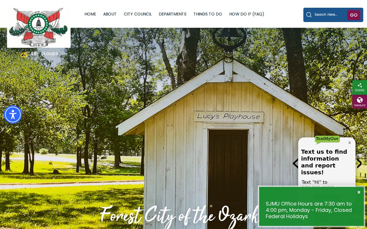 St. James criminal history and official city records homepage